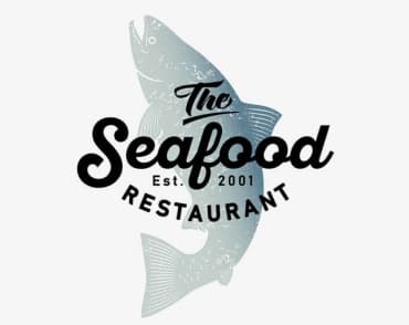 'Seafood' restaurant logo